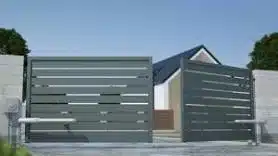 Installed Automatic Gates Opeming.