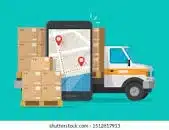 Courier services getting ready for delivering.