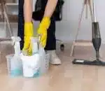 Showing some of the products used for Domestic Cleaning.
