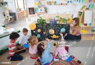Children at a childrens nursey.