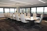 Aconference facility room for businesses.