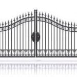 Iron Gates that have just been made & maunfactured. Ready for installation on a property.